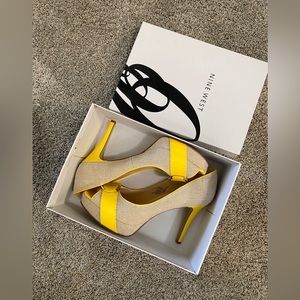 Nine West Catchmeo Peep Toe Stilettos